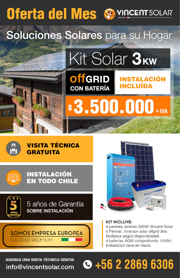 kit solar Kit Solar Offgrid 3KW Autosustentable
